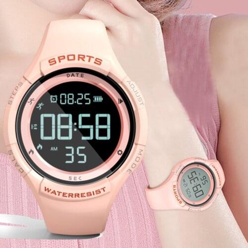 LED Digital Watches Women Smart Watch Pedometer Calorie Shock Waterproof Smartwatch Girls Swimming Sport Watch For Women Relojes
