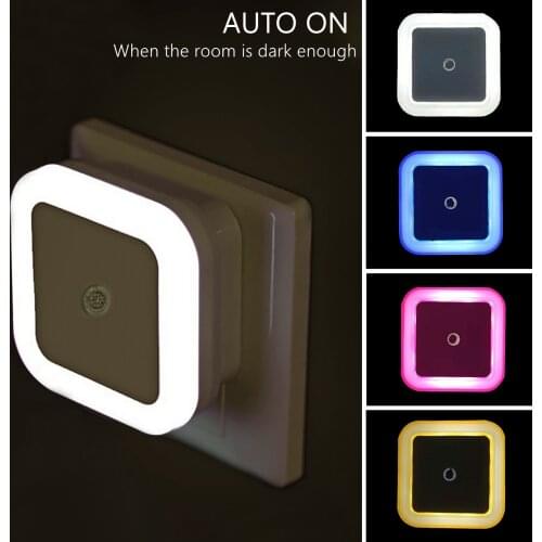 LED Night Light Mini Light Wireless Sensor Control EU US Plug Nightlight Lamp For Children Kids Living Room Bedroom Lighting