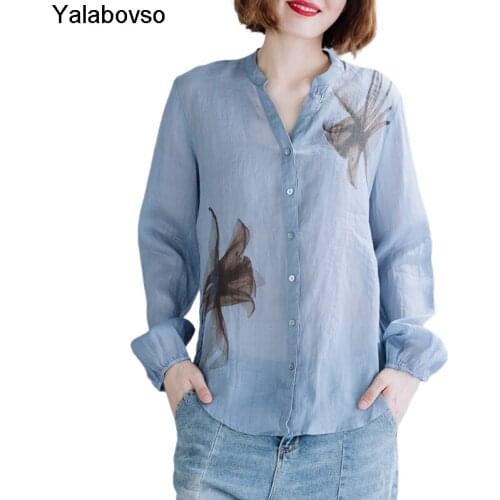 Женские хлопковые рубашки Yalabovso China At AliExpress