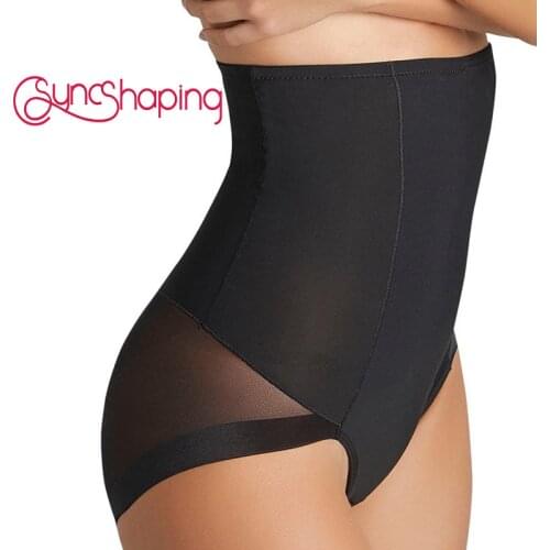 Women High Waist Lift Buttock Seamless Lace Body Corset Slim Body Damskie Buttpostpartum High Waist and Belly Underpants