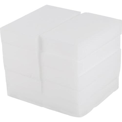 Practical 100x60x20mm 10pcs Magic Sponge Eraser Melamine Cleaner-white