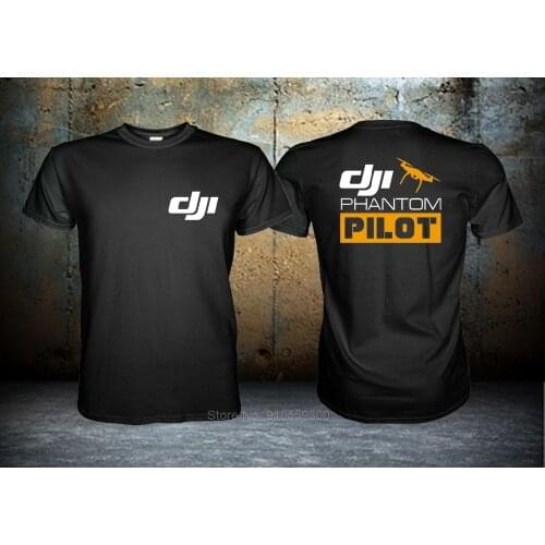 100% Quality Cotton Mens Print T-Shirt 100% Cotton Dji Phantom Pilot Tshirt - Custom Shirtdistressed T-Shirt