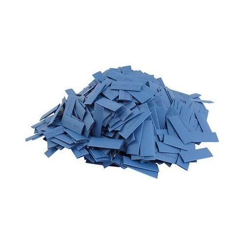 500pcs Blue 8mm Dia Polyolefin 2:1 Heat Shrink Tubing Tube Wire Wrap Sleeve 40mm
