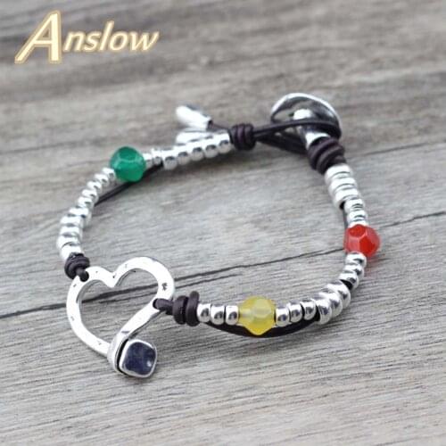 ANSLOW Black Bracelets