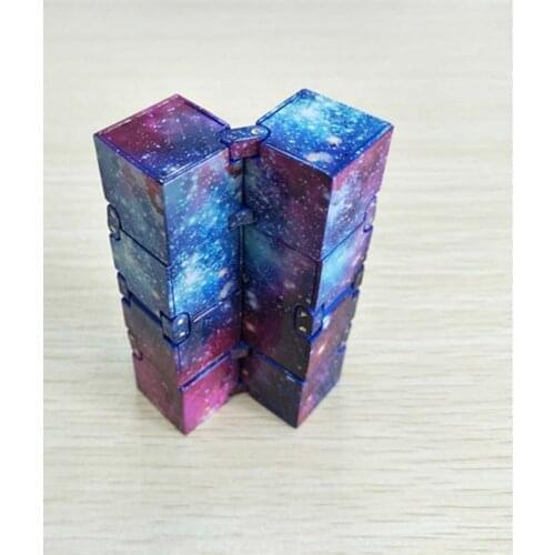 10pcs Infinity Antistress Cube Fidget Toys Stress Relief for Children Adult Sensory Puzzle Education Decompression Toy