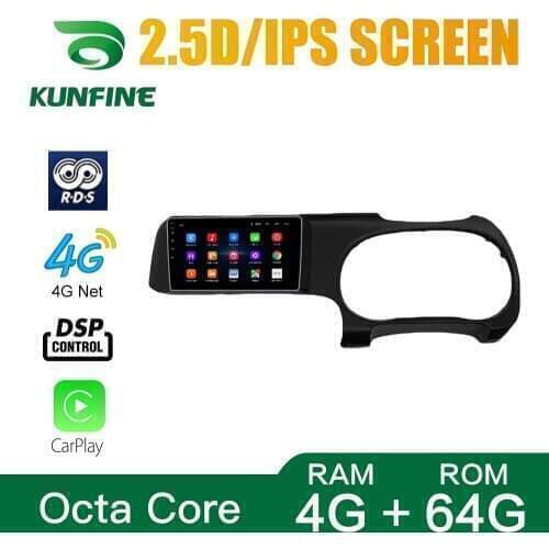 Octa Core 1024*600 Android 10.0 Car DVD GPS Navigation Player Deckless Car Stereo for HYUNDAI I10 2019 RHD LHD Radio Headunit