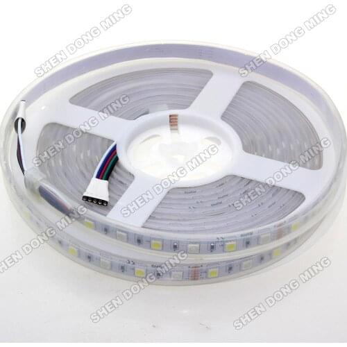 Free Shipping 5m 300LEDs 5050 SMD 4color RGBW LED Strip Light Waterproof IP65 For Outdoors Lighting 14.4W/m Fita Tira