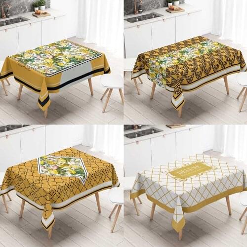 Boho Decoration Home Decor Pastoral Flowers Flower Tablecloth Rectangular Coffee Table Table Mat Hotel Nappe De Table Manteles