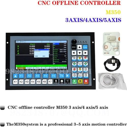 CNC offline controller M350 motion control system 3 axis/4 axis/5 axis 1MHz G code for engraving machine drilling and milling