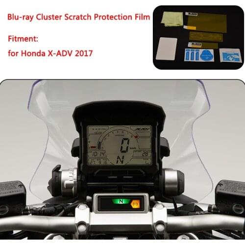 For Honda X-ADV 750 2017 Instrument Dashboard Cluster Scratch Protection Film Screen Protector Blue Light Blu-ray
