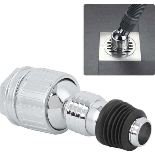 Household PVC Chromeplate Washing Machine Floor Drain Joint Adapter Connector Accessory Sensor Washing Machine Parts