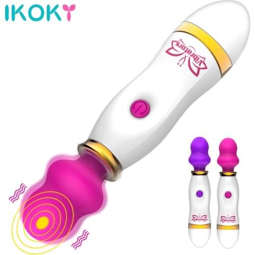 IKOKY 10 Speed G-spot Vibrator AV Stick Magic Rod Clitoris Stimulate Sex Toys for Woman Female Masturbation Massage Stick