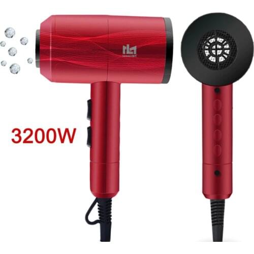 Ionic Hair Dryer Professional Strong Power Electric Blow Dryer Hot/cold Wind Low Noise 210V-240V Styling Tools Salons/household