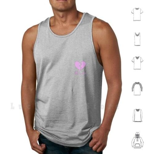 Broken Heart Alternate - Sad Japanese Anime Aesthetic tank tops vest 100% Cotton Anime Nyan Manga Sword Art Online Studio Ghibli
