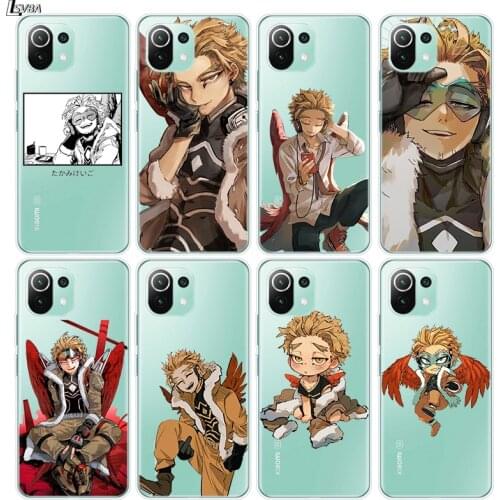 BNHA Hawks Coat Anime Soft Silicone Cover For Xiaomi Mi Note 11 11i 10i 10T 10 9T 9 SE Lite Pro Ultra Phone Case