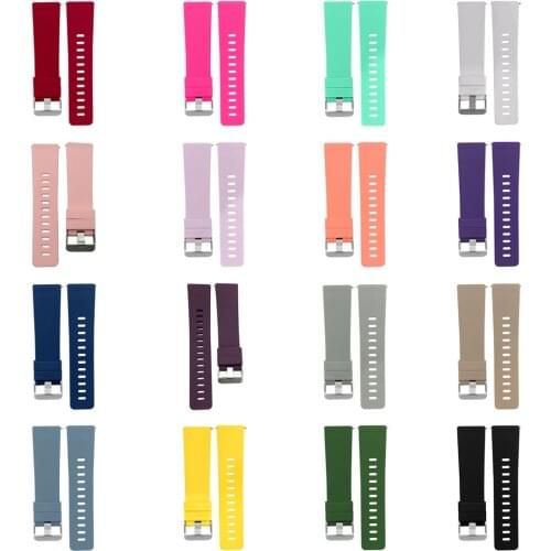 Soft Silicone Adjustable Band For Fitbit Versa/Versa Lite Band Pure Color Soprt Wristband Strap Bracelet For Fitbit Watch