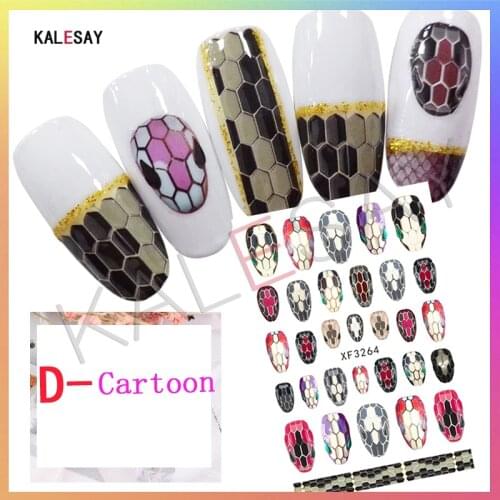 Nail Stickers Cartoon Brand Nail Art Sticker for Manicure Adhesive Decals Cute Dog Nail Art Decals for Design
