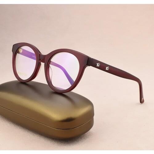 New Fashion Brand glasses frame women computer myopia Eyewear Frames Womens Prescription Glasses round spectacle frames gg0348O