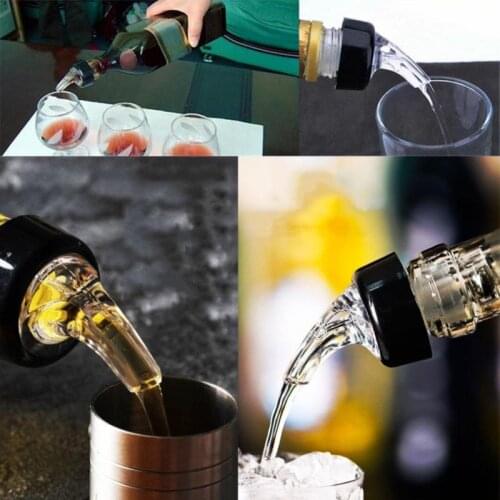 20/30mL Plastic Wine Pourer Quantitative Pourer Wine Cocktail Dispenser Wine Decanter Bottle Spout Stopper KTV Bar Tools Barware