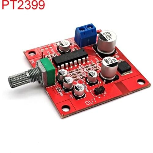 PT2399 Microphone Reverb Plate Reverberation Board No Preamplifier DC 6-15V No Preamplifier Removable R27 Resistor Module DIYKIt