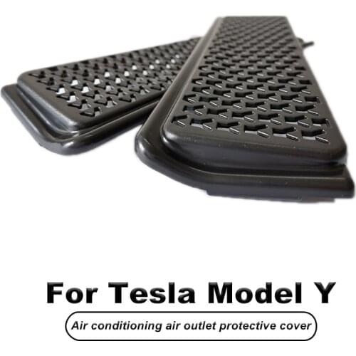For TESLA Tesla MODEL Y 2021 Interior Air Outlet Dust Cover Modification Anti-blocking Protective Cover Under The Seat