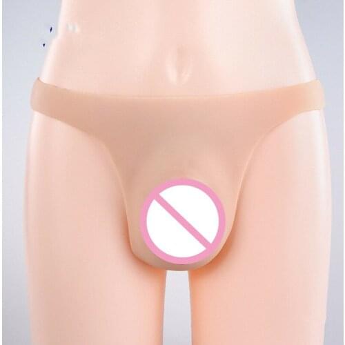 Silicone T-back Vagina Panty Realistic Vagina Transvest CD DG Coplay Underwear Men Bodysuit Bodysuit Men Mens Bodysuit