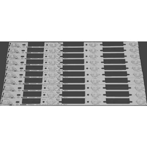 TV LED Bars For Toshiba 40L5400 40L2400 DL3944(A)F DL4045i Backlight Strips Kit 4 LED Lamps Lens 6 Bands KDL40SS662U KDL39SS662U