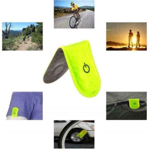 TK LED Safety Light Outdoor Sports Reflective Magnetic Clip On Strobe Running Walking Cycling Biking Warning Reflector Wholesale