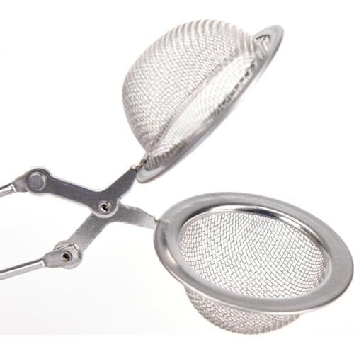 4.5cm/1.77 Diameter Convenient Stainless Steel Handle Tea Mesh Ball Filter Stable Tea Strainer Strong Tea Infuser