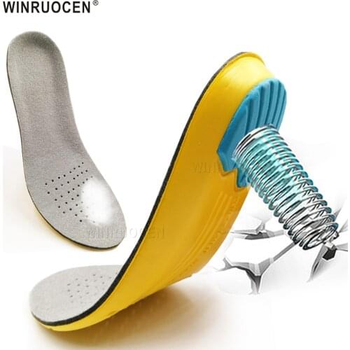 WINRUOCEN Sport Insoles Memory Foam Sweat Outdoor Absorption Mezzanine Insole Sweat Absorption Foot Care Inserts Insoles Shoe