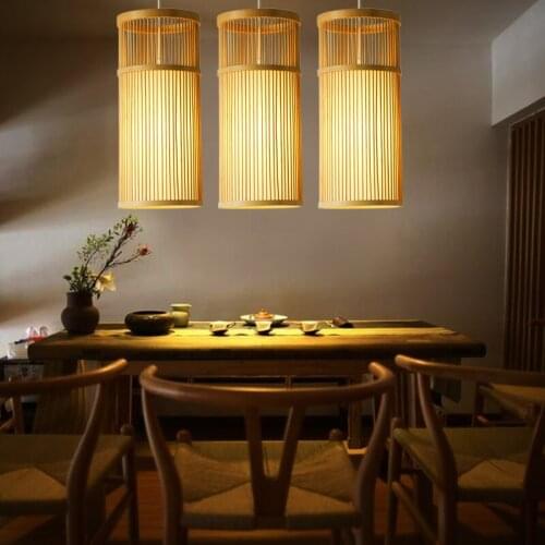 Japanese single head pendant lamps creative tea restaurant aisle lights bedroom bedside wood pendant lights ZA627 ZL116 YM