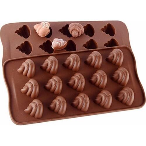 Funny Silicone Chocolate Mold Cartoon Faeces Chocolate Baking Tools Non-stick Cake Mold Candy Mold 3D Mold DIY Decoration
