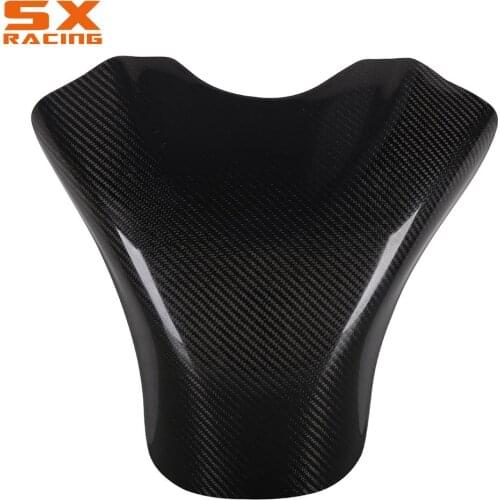 Motorcycle Carbon Fiber Gas Fuel Tank Cover Guard Protector For SUZUKI GSXR600 GSXR750 2011 2012 2013 2014 2015 2016 Street Bike