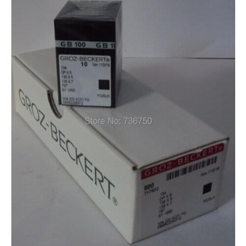 100% original Germany Groz Beckert sewing needles DPX5 Nm 110/18, GB 135X5 / 134 / 135X7/ 500 needles pack, wholesale price