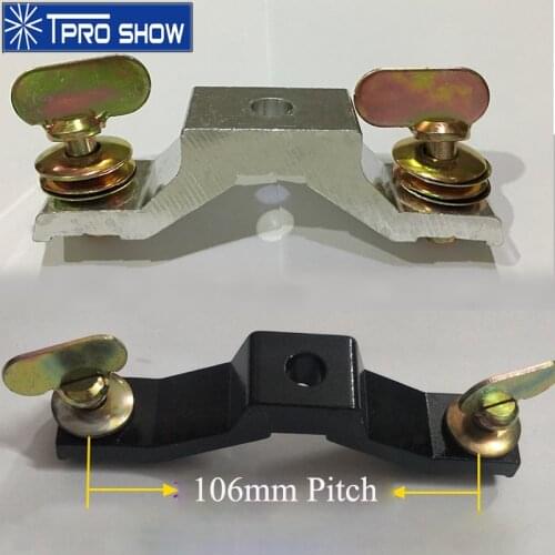 4Pcs Moving Head Light Clamps Fast Lock Omega Bracket Aluminum Hook 106mm Pitch Turn Bracket Mount Professinal Martin Mini Mac