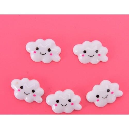 5/10/20pcs Cute Cloud Slime Supplies All for Slime Charms Filler Decor DIY Accessories New