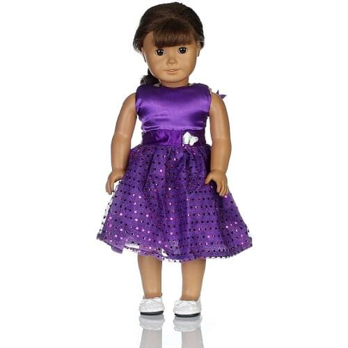 Free shipping new doll clothes dress for 18" children gift b89