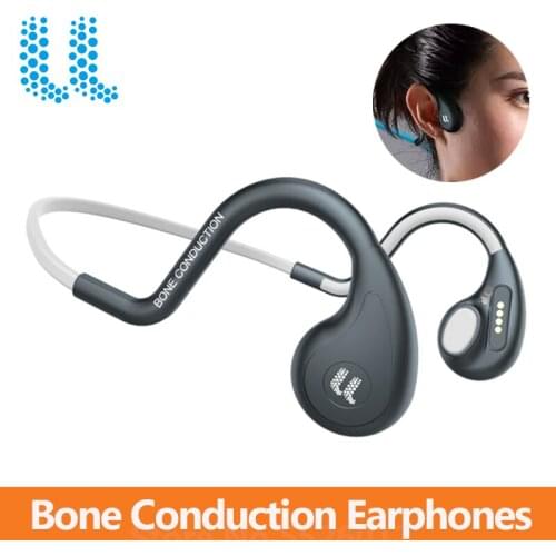 ULL Bone Conduction Earphone Bluetooth Wireless Sports Headphone Protect Ears Magnetic Charging IP66 Waterproof Headset