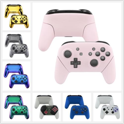 Faceplate Backplate Housing Shell Cover with Handles Replacement for Nintendo Switch Pro Controller