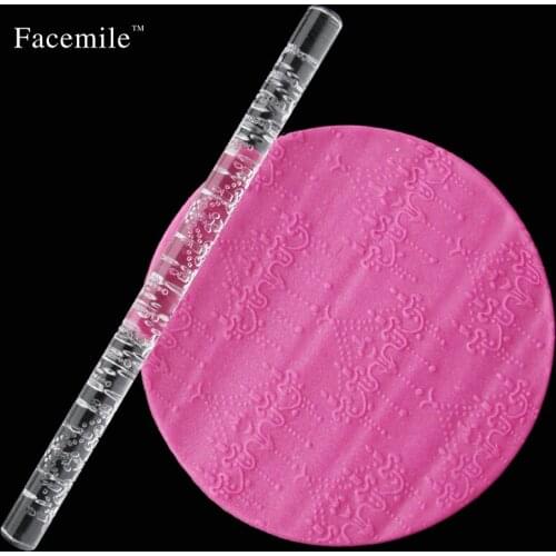 Cake Tools Droplight Fondant Rolling Pin for Cupcake Design Acrylic Fondant Cake Decorating Polymer Clay Tools 52002 Gift