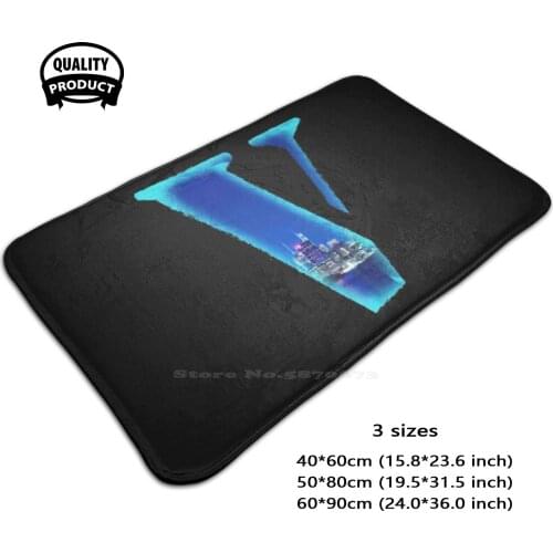 – Cute Design 3D Household Goods Mat Rug Carpet Foot Pad Friends Every Living Creative Dies Alone Lonely V Lone Logo V Lone