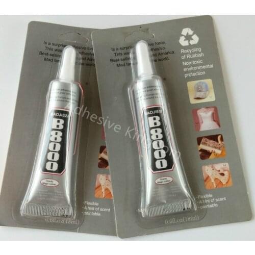 Wholesale 50Pcs 18ML B8000 Super Glue Hat Fabric Rhinestone Adhesive Diy Jewelry Nail Art