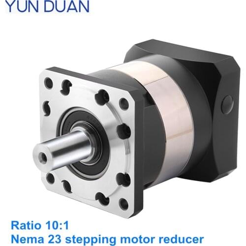 PLF060 series 7 arcmin,speed ratio10:1 for 57 stepper motor 16Nm/ratio10 nema 23 planetary gearbox 4000rpm gear