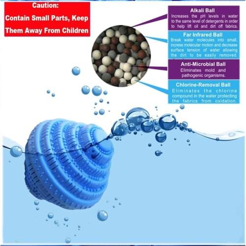 All-natural Eco-friendly Laundry Ball Magic Super Wash Ball for Washing Machine up to 1500 Washings