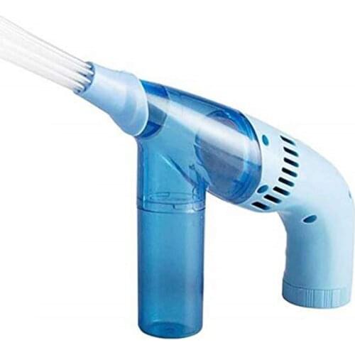 Portable And Cordless Vacuum Dust Cleaner For Car Effective Cleaning Hand Vacuum Dust Cleaner Gray Blue