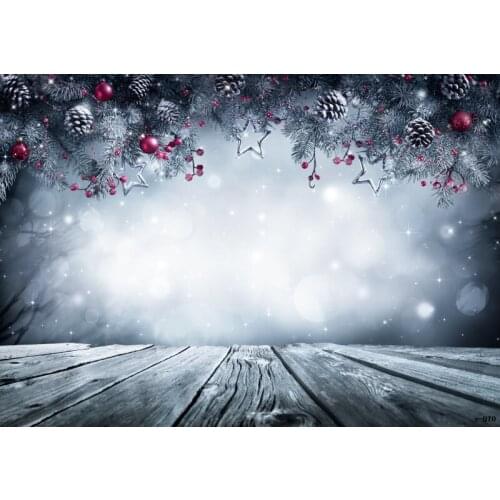 Professional fantasy wood floor christmas studio backgrounds,fondos fotografia navidad,Vinyl newborn photo backdrop christmas