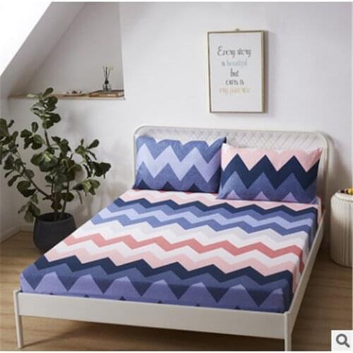 Simple Style Sheet for Sinlge Bed Children Bed Cover Tatami Mattress Protector Cover With Elastic Fitted Sheet Coverlets only