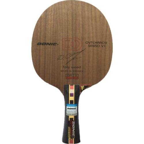 DONIC Ovtcharov Senso V1 Table Tennis Blade 7 Ply Pure Wood Racket Ping Pong Bat Paddle 33811 22811