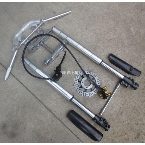 Scrambling Motorcycle Retrofit Kit Aboro 710mm Inverted Shock Absorber Direction Device Lock Block with Front Brake