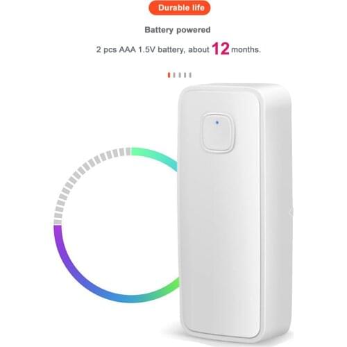 Tuya Smart Wifi Door Window Sensor Alarm Smart life Alexa Google Home Wireless Magnetic Detector